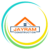Orange and Blue Modern Real Estate Logo (1)